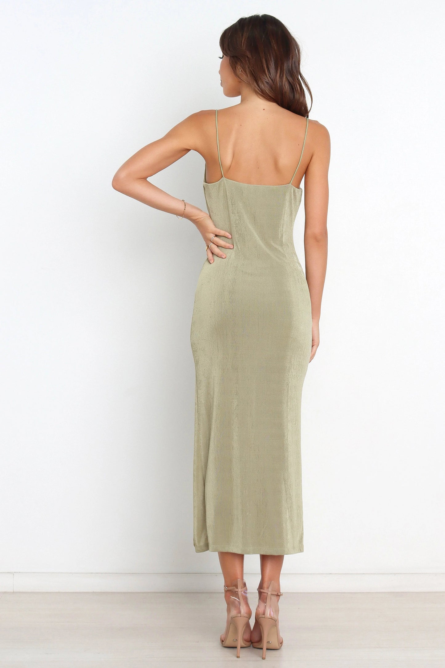Luna Cowl Midi Dress