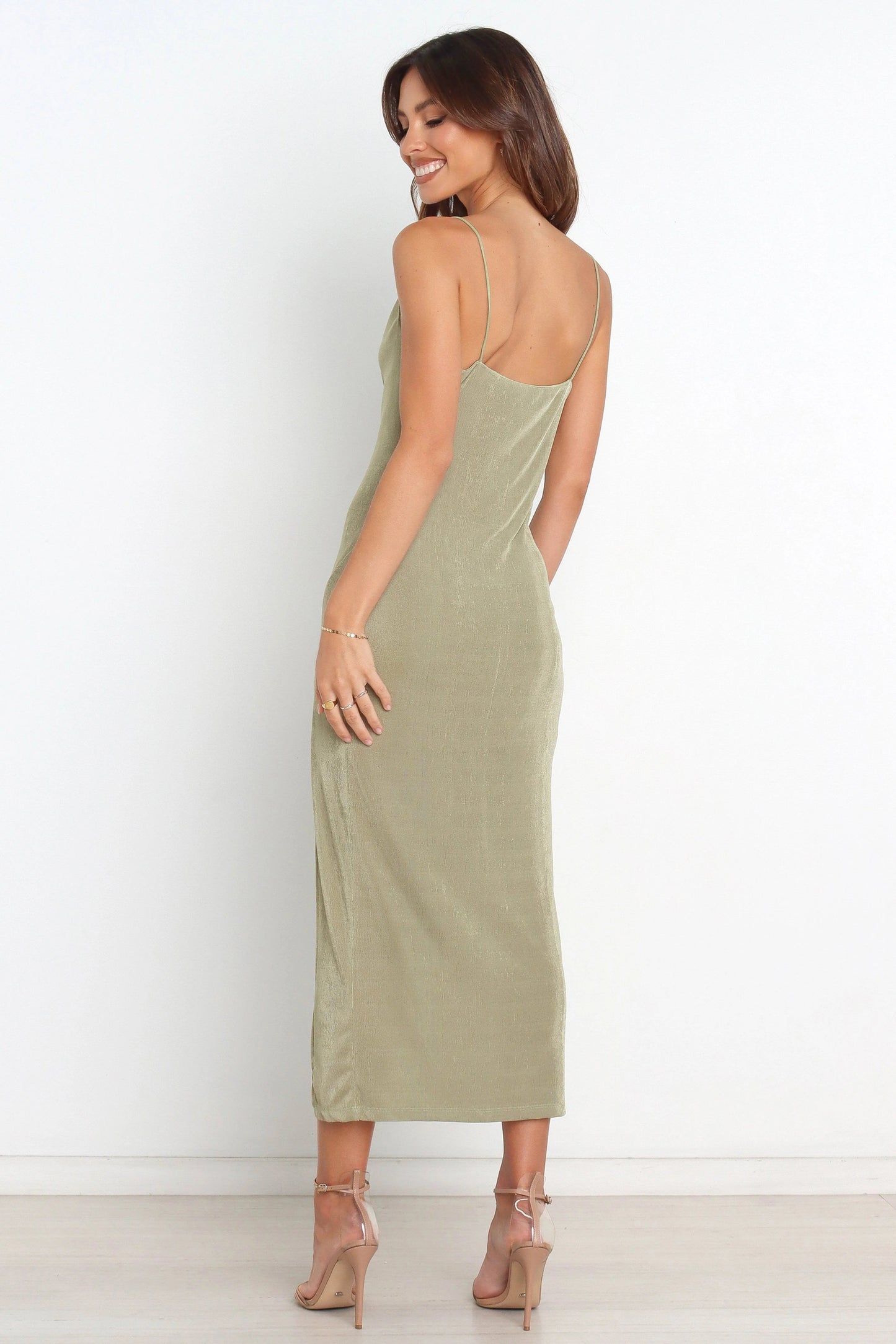 Luna Cowl Midi Dress