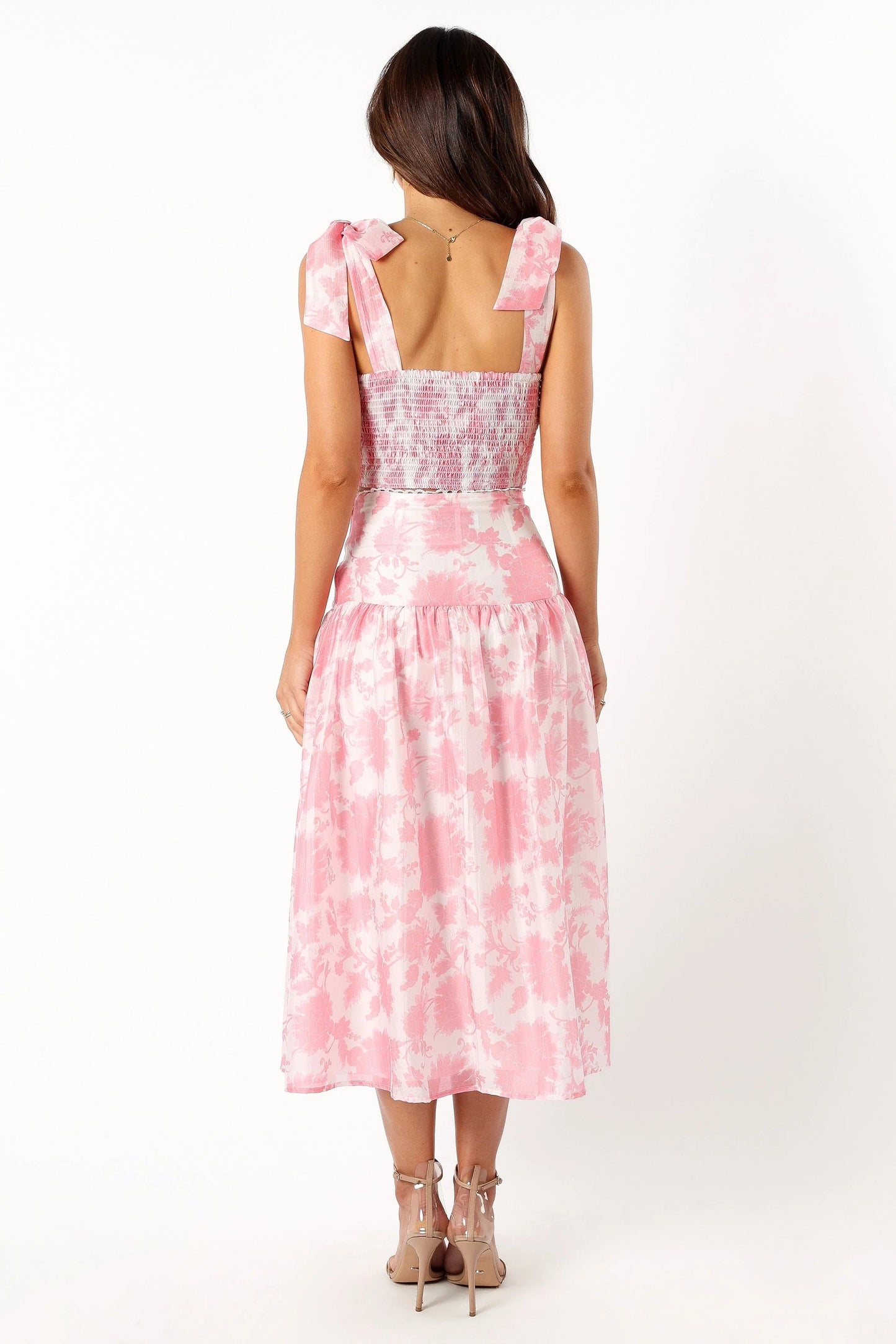 Sweetheart Crop Top & Midi Skirt Set