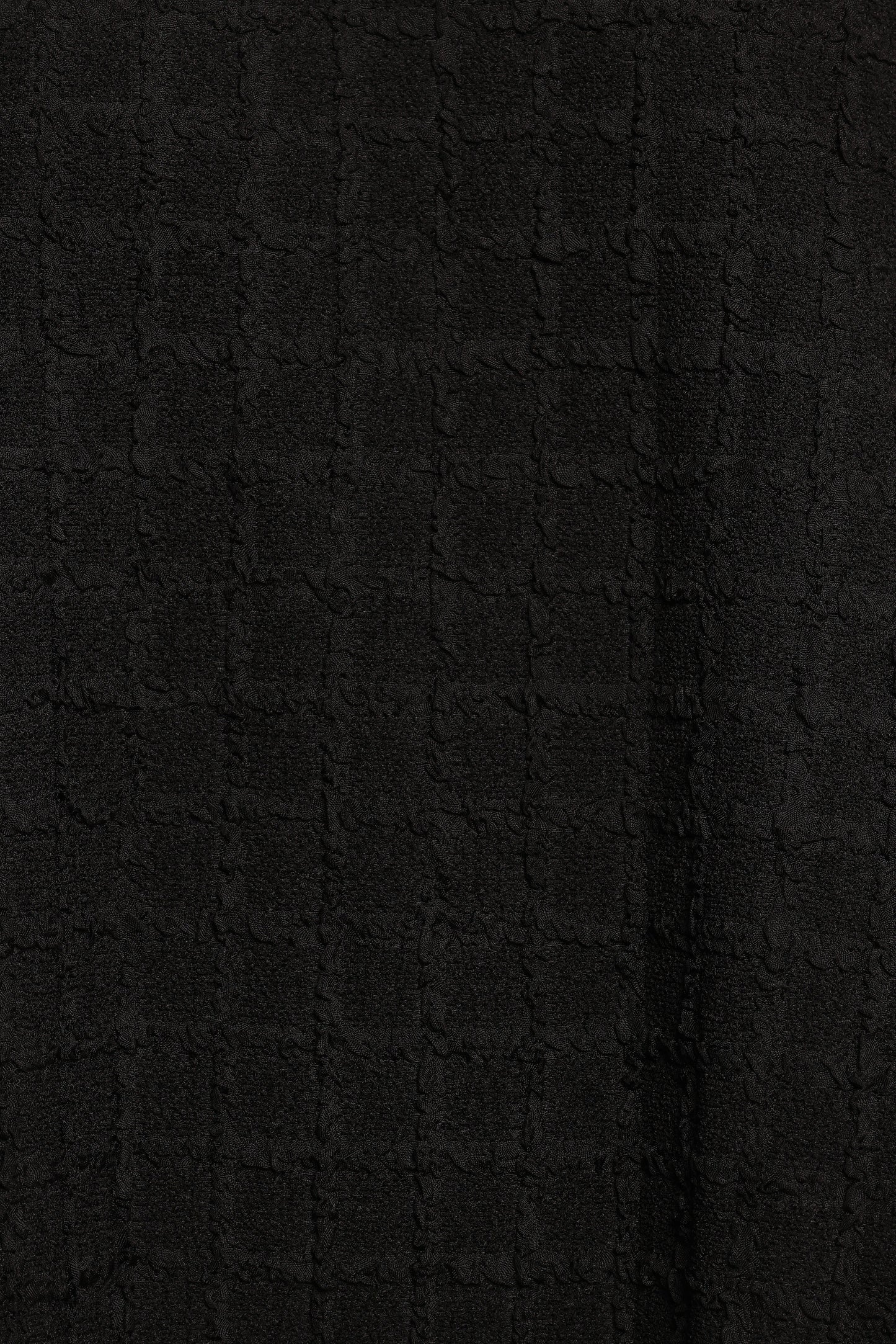 Textured Ruffle-Hem Mini Dress